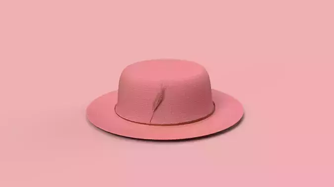 Beige summer hat Texture