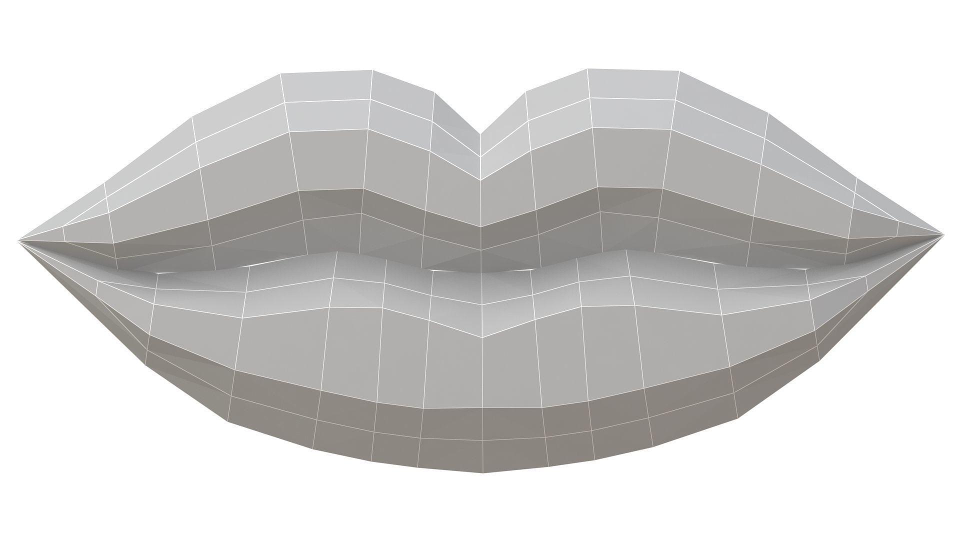 Lips Icon Collection 3D model_22