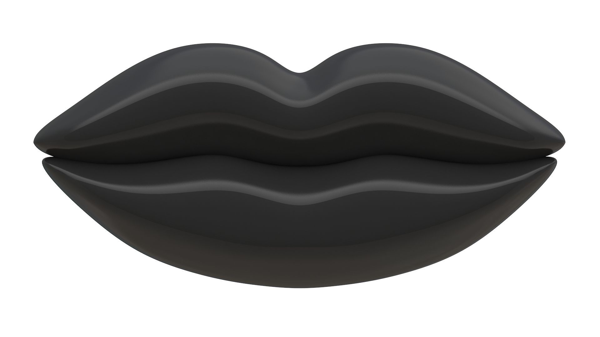 Lips Icon Collection 3D model_16