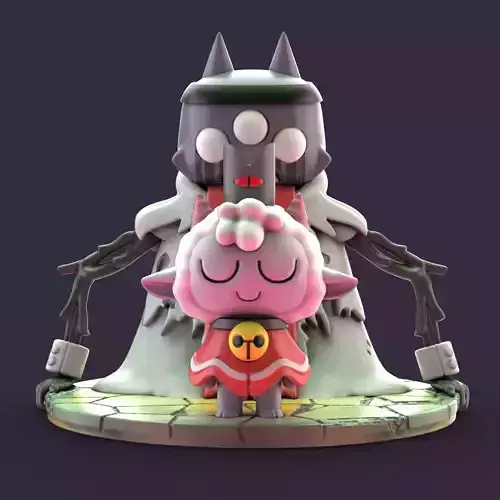THE ONE WHO WAITS cult of the lamb 3D print model