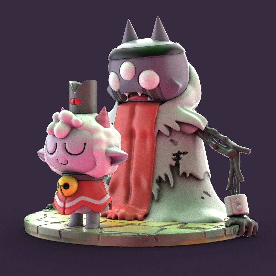 THE ONE WHO WAITS cult of the lamb 3D print model_2