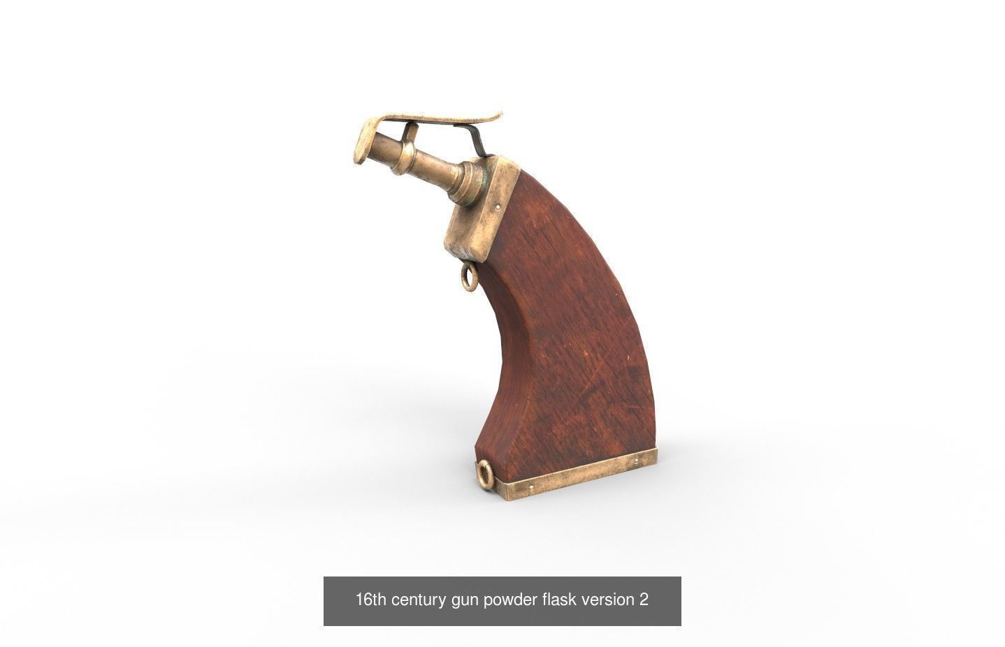 16th century Harquebusier equipment 3D Model Collection_9