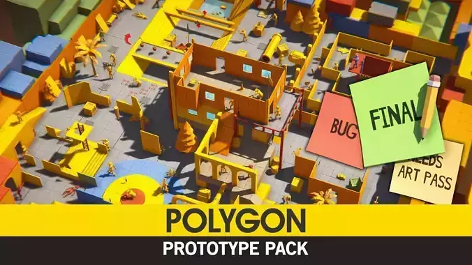 POLYGON - Prototype Low-poly 3D model