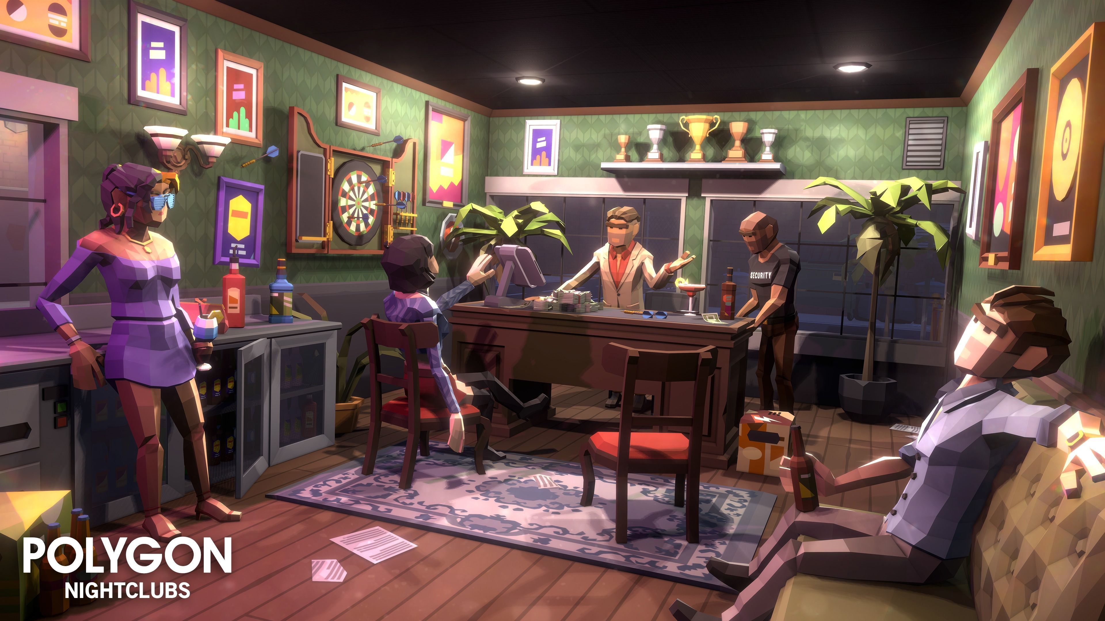 POLYGON - Nightclubs Low-poly 3D model_22