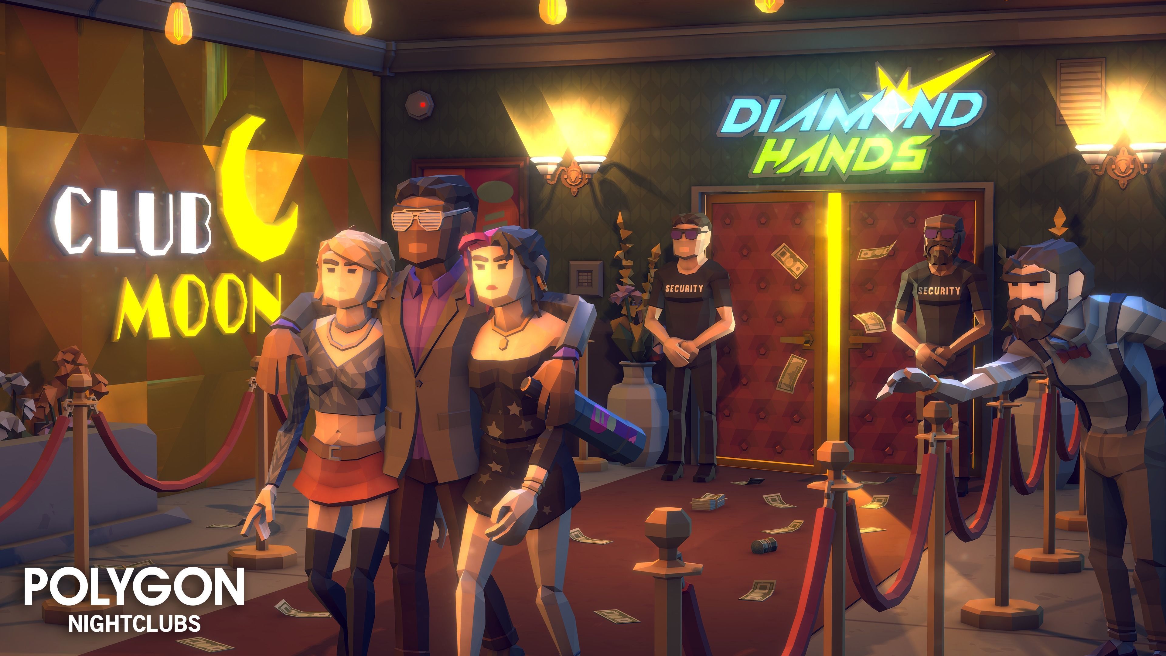 POLYGON - Nightclubs Low-poly 3D model_21