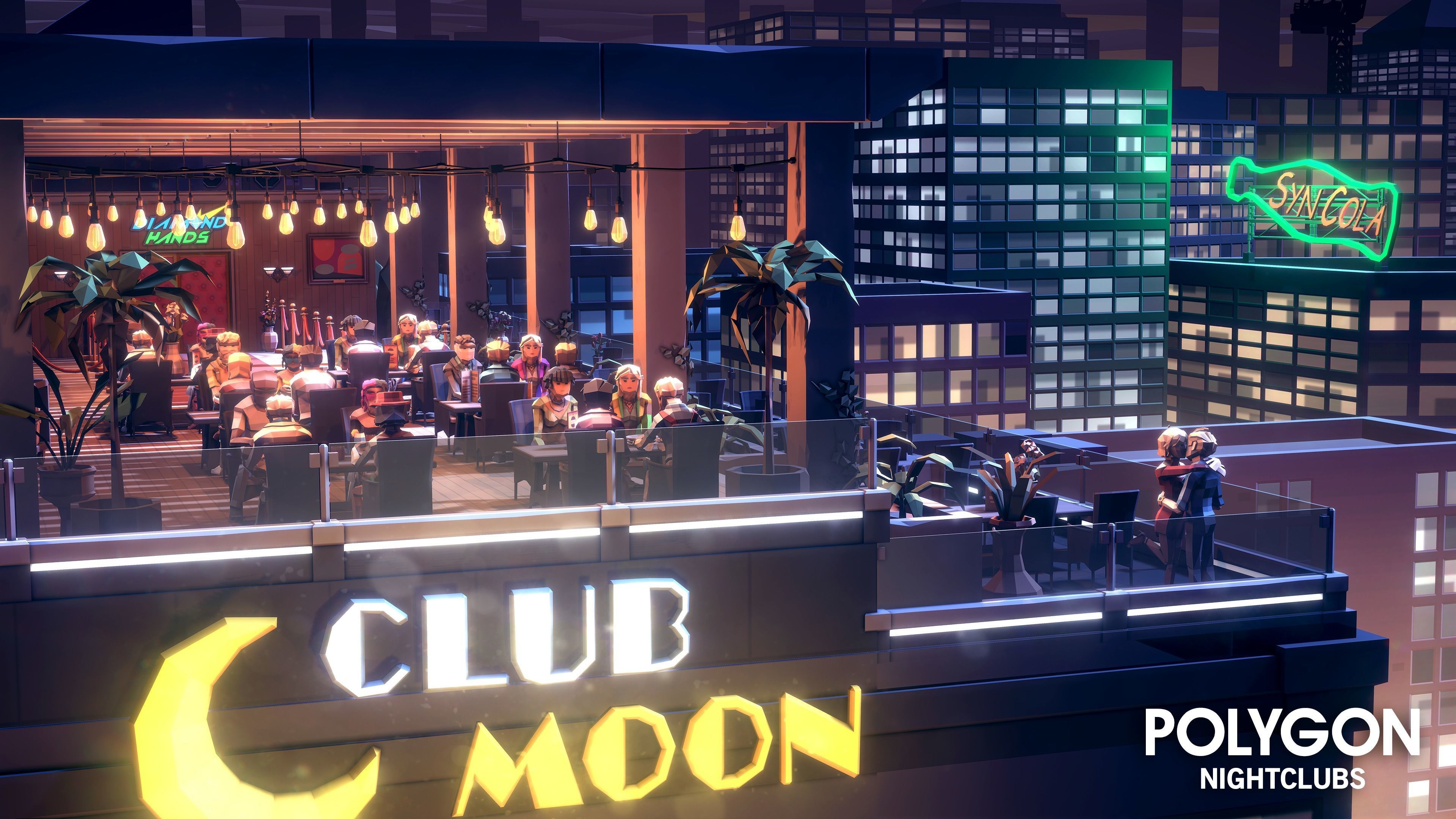 POLYGON - Nightclubs Low-poly 3D model_12