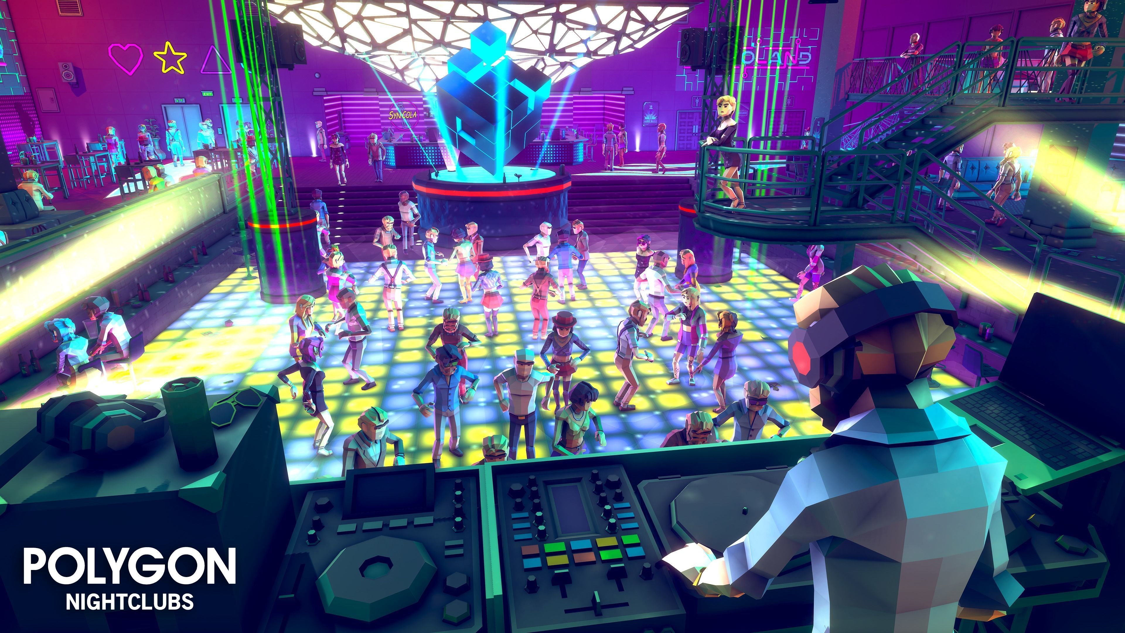 POLYGON - Nightclubs Low-poly 3D model_13