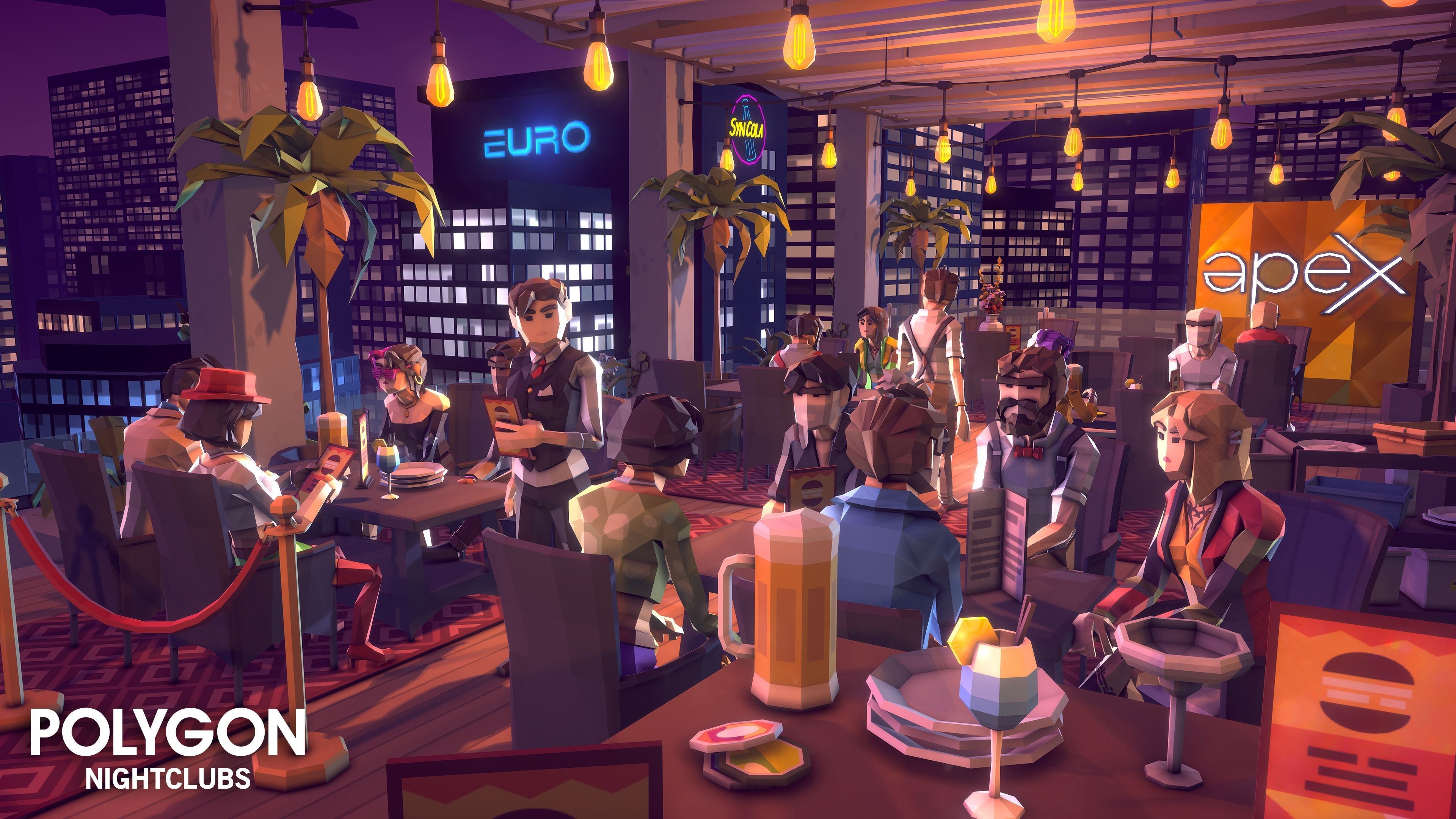 POLYGON - Nightclubs Low-poly 3D model_17