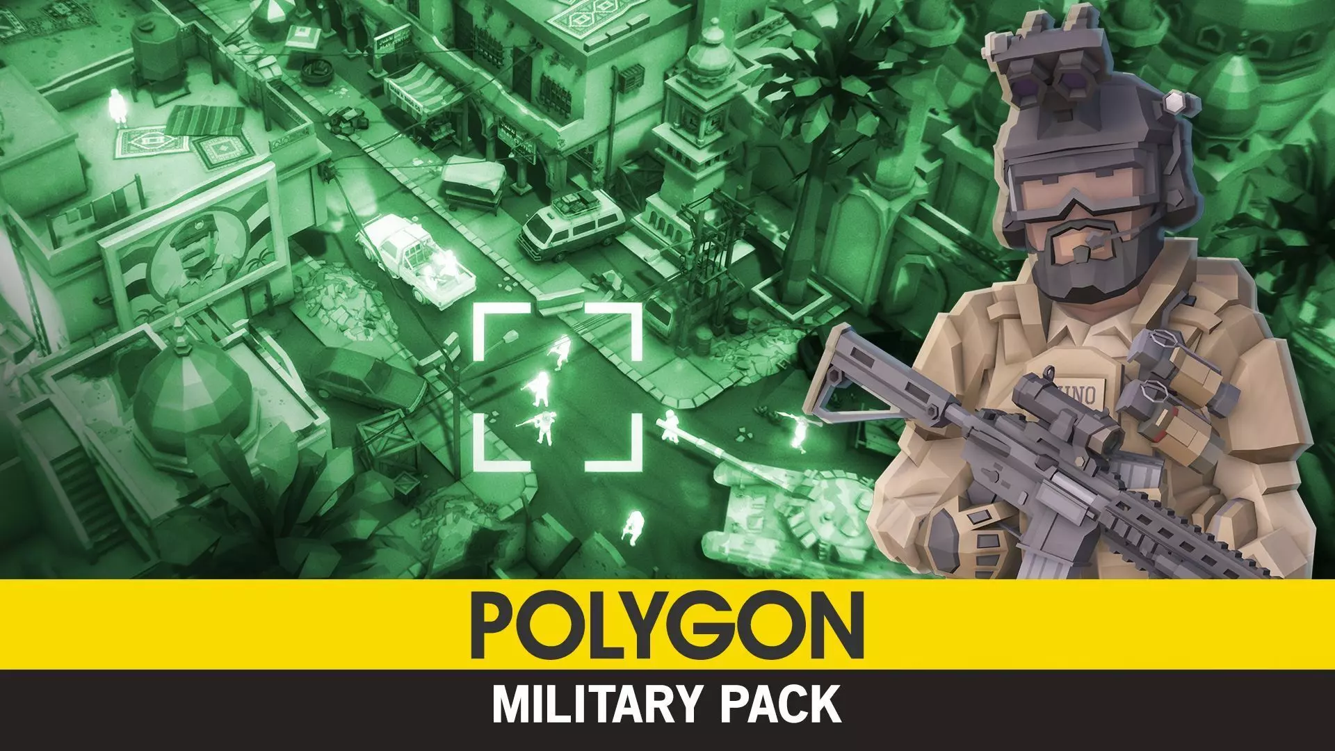 POLYGON - Military Low-poly 3D model