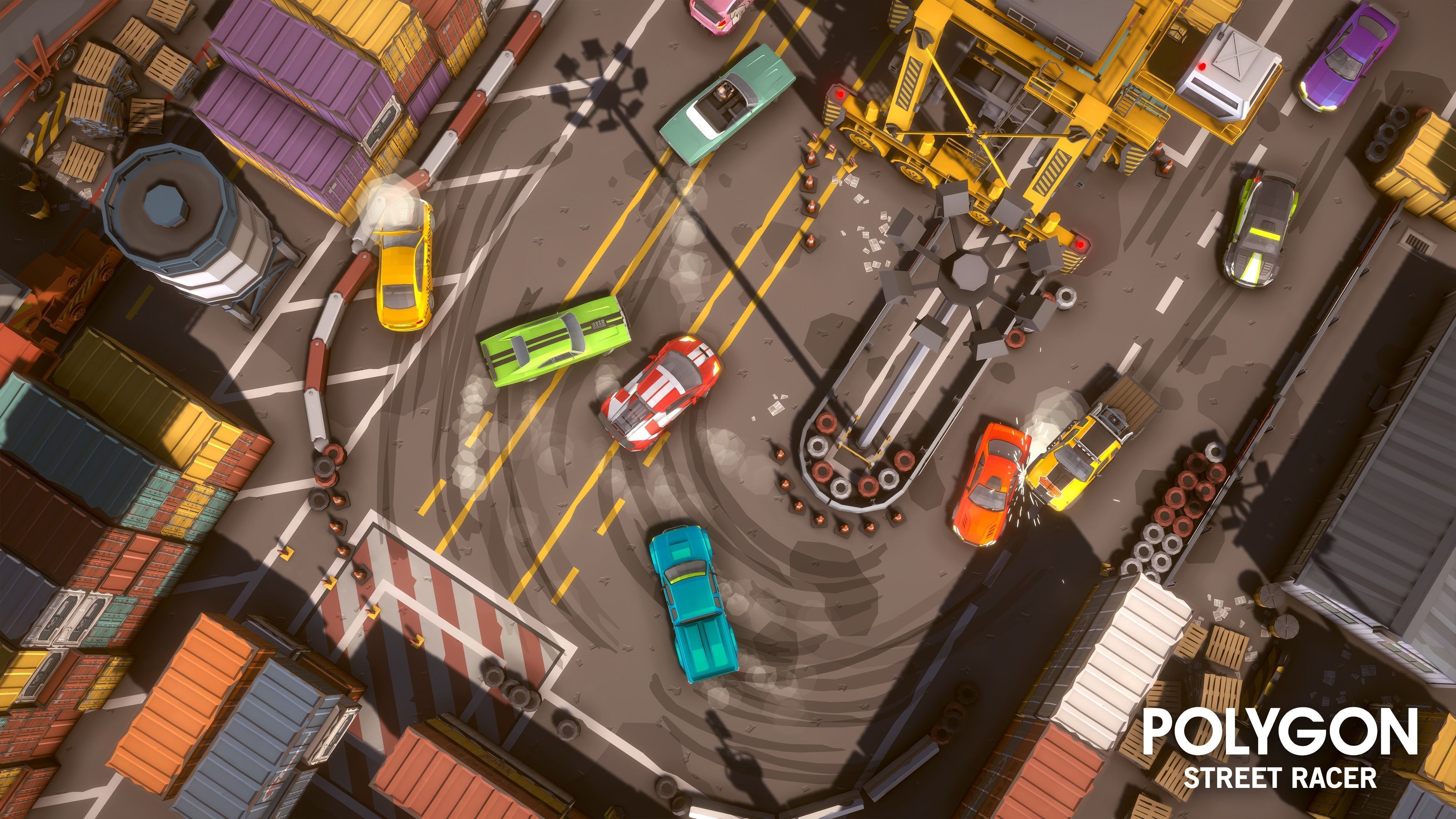 POLYGON - Street Racer Low-poly 3D model_5