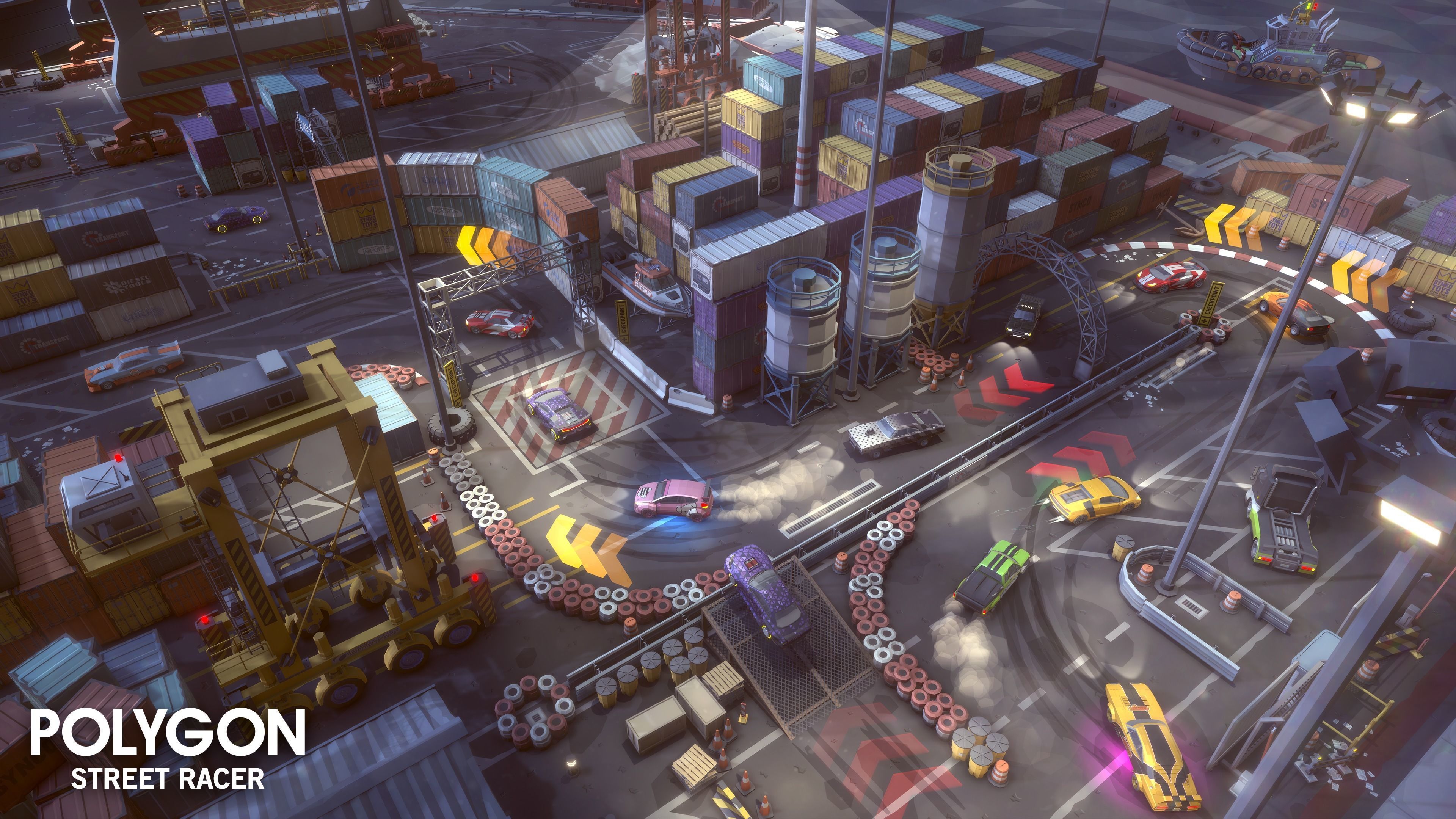 POLYGON - Street Racer Low-poly 3D model_15