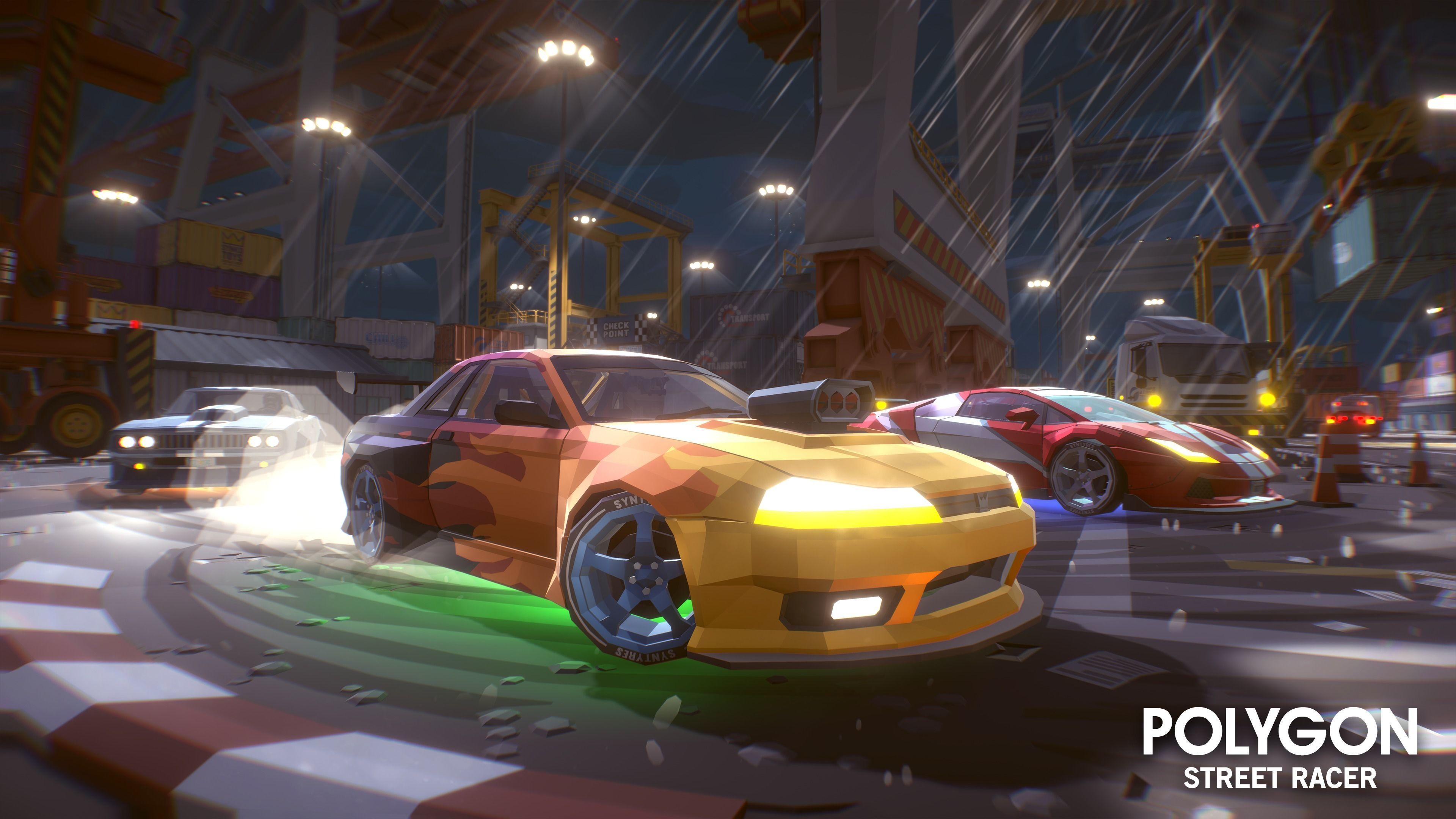 POLYGON - Street Racer Low-poly 3D model_13