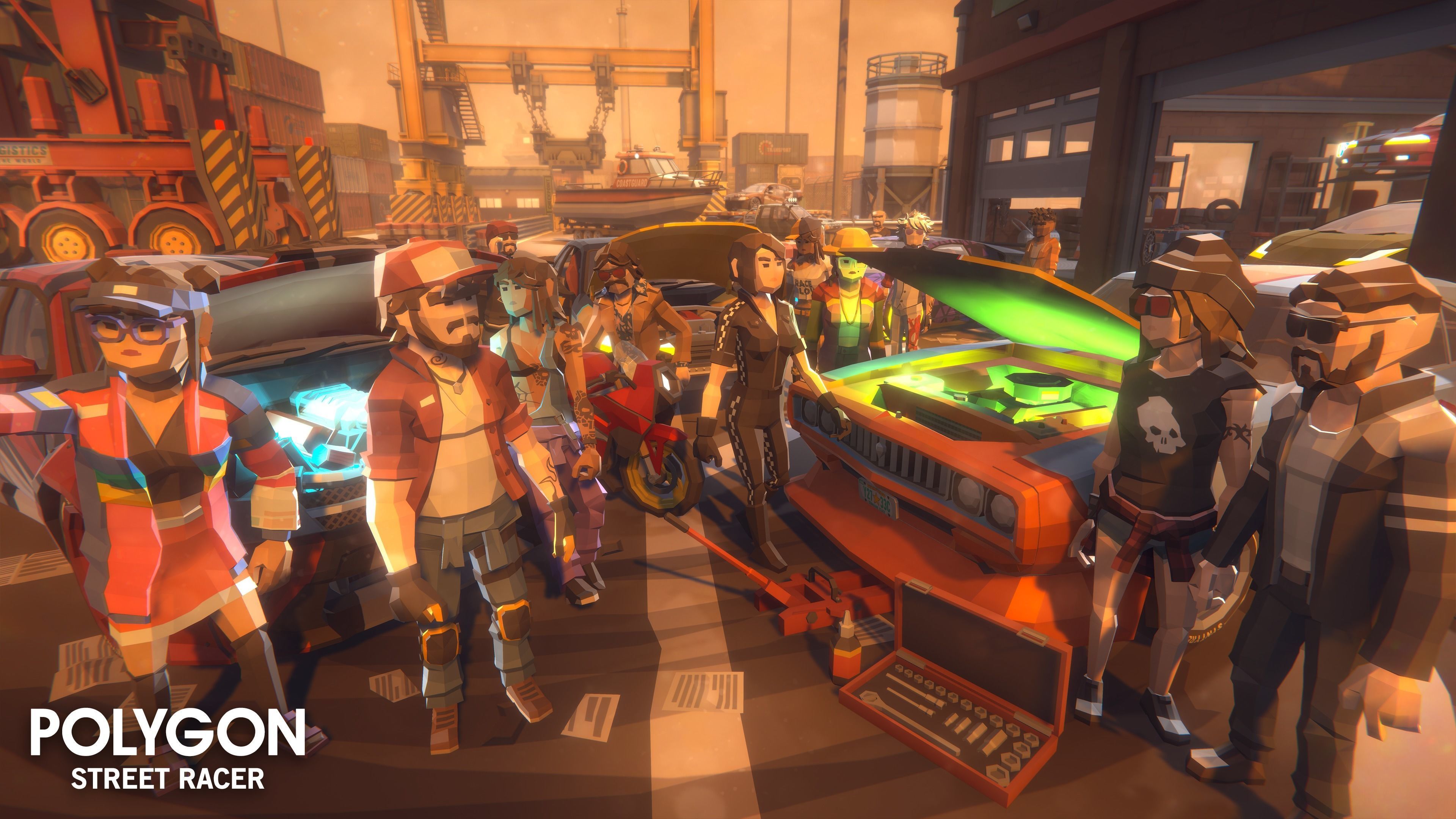 POLYGON - Street Racer Low-poly 3D model_14