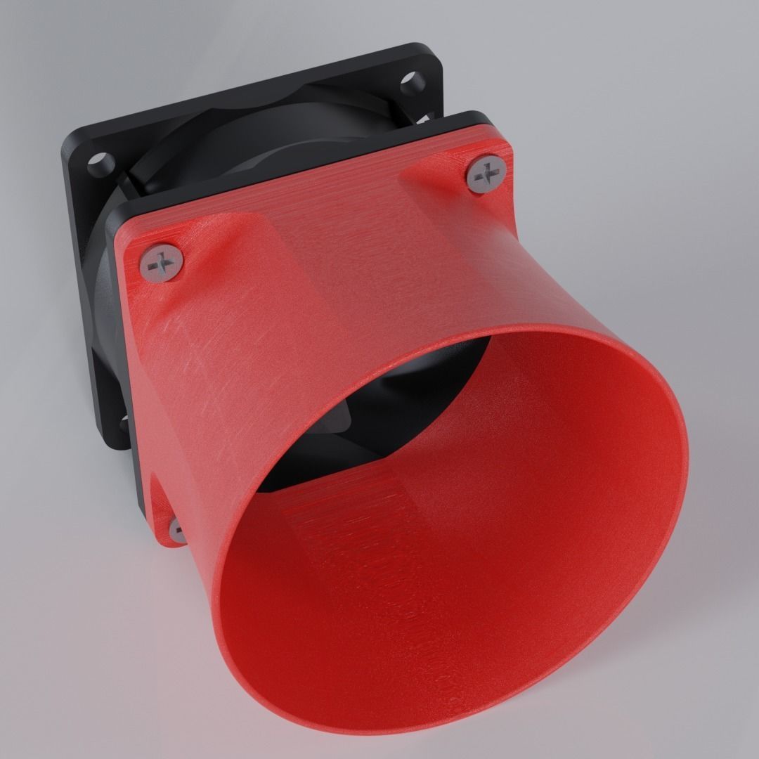 Fan Duct 60mm 3D model 3D printable | CGTrader