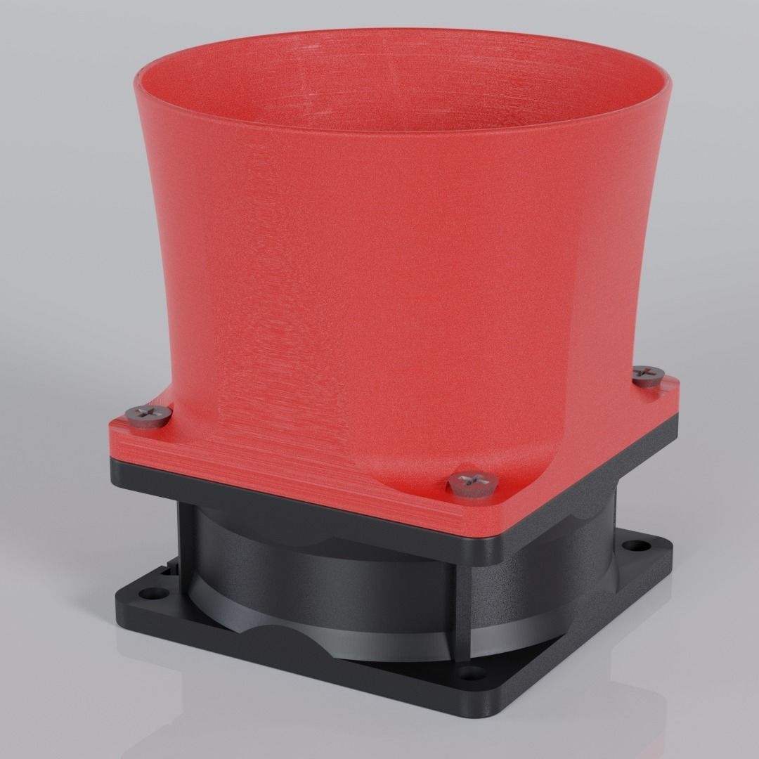 Fan Duct 60mm 3D model 3D printable | CGTrader