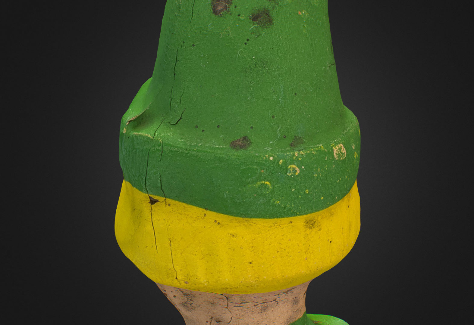 Old USSR Soviet Rubber Toy Emelya fool 3D model_2