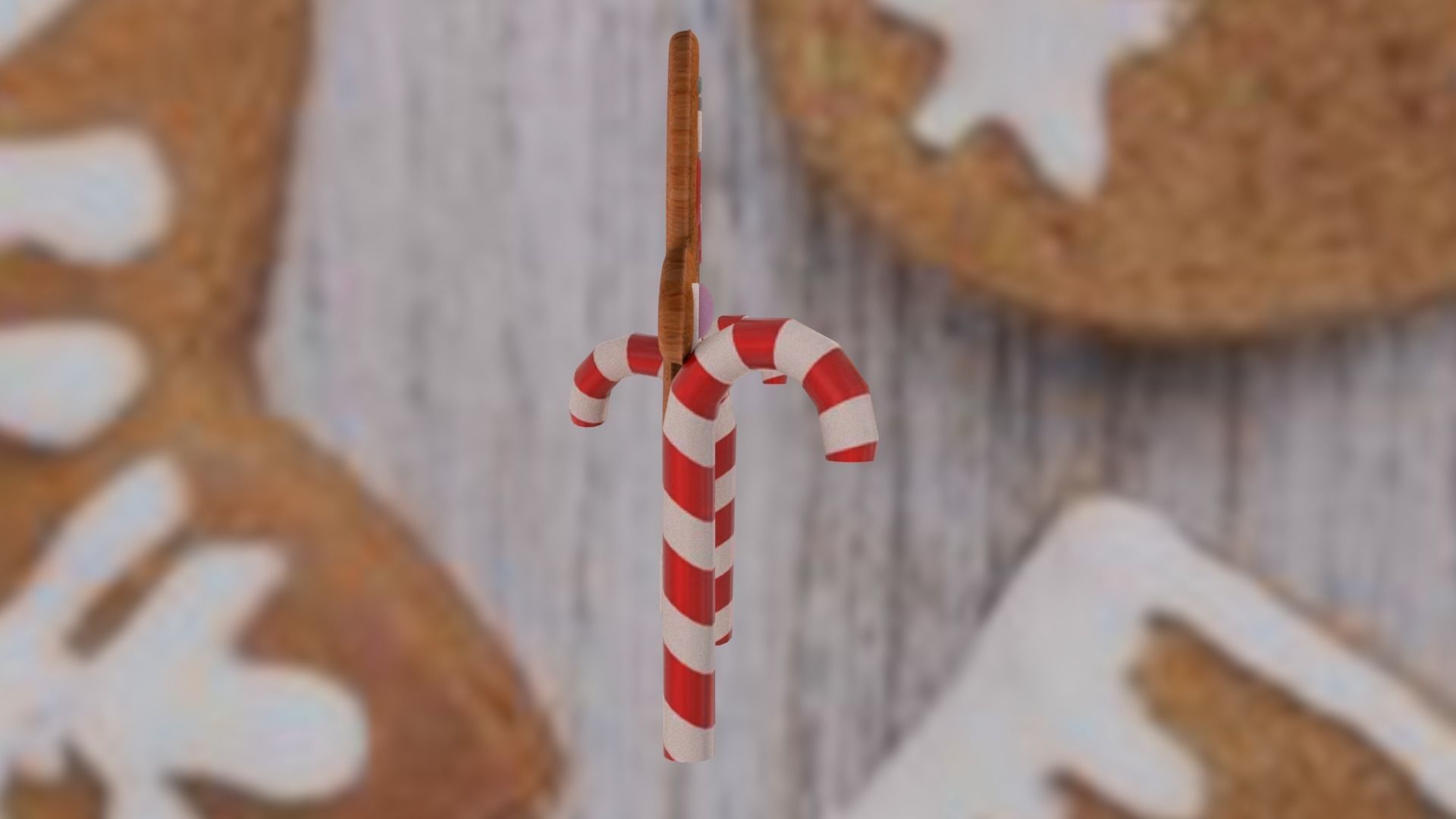 Christmas Gingerbread Man pack 3D print model_13