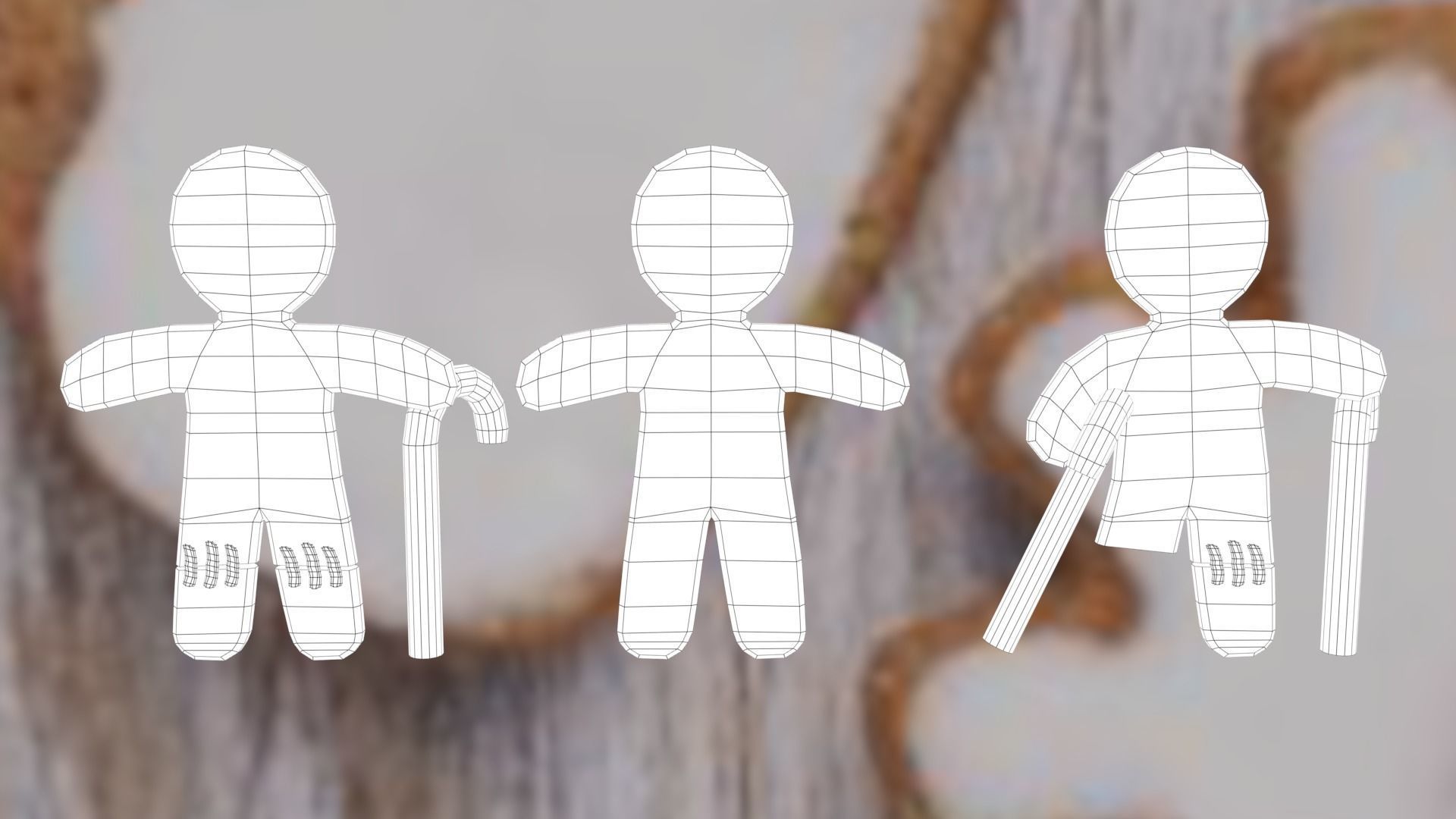 Christmas Gingerbread Man pack 3D print model_64