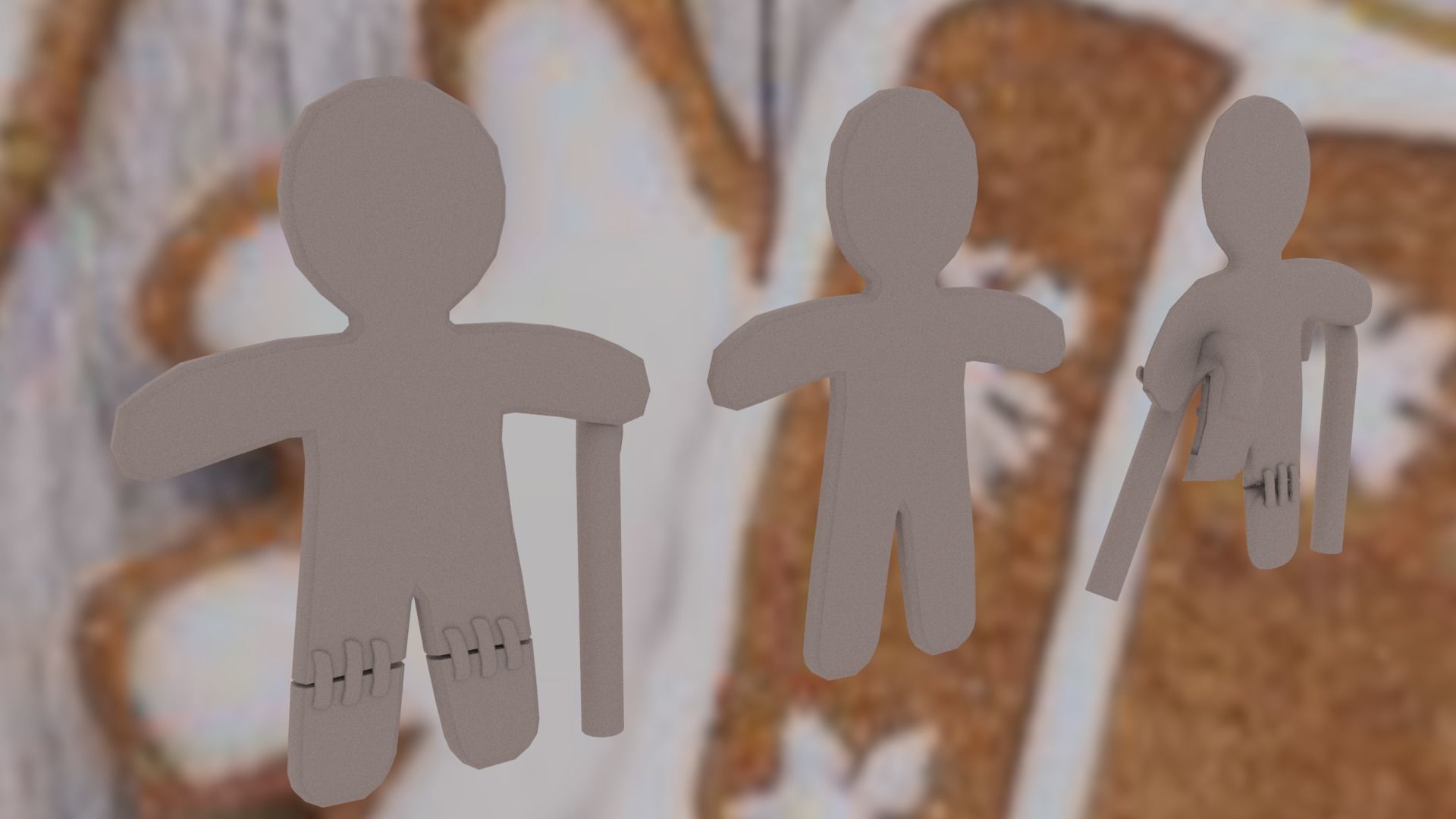 Christmas Gingerbread Man pack 3D print model_52