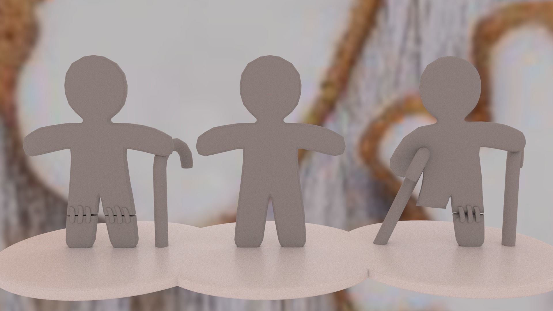 Christmas Gingerbread Man pack 3D print model_45