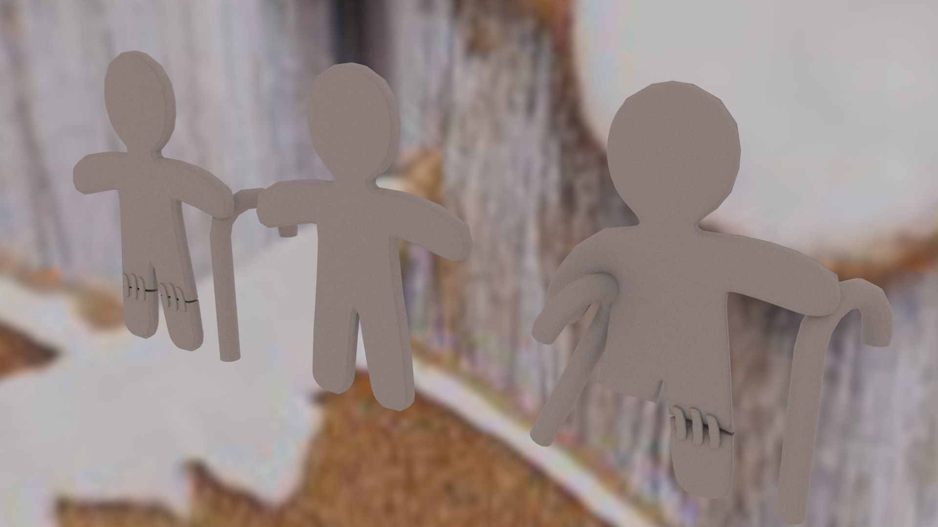 Christmas Gingerbread Man pack 3D print model_48