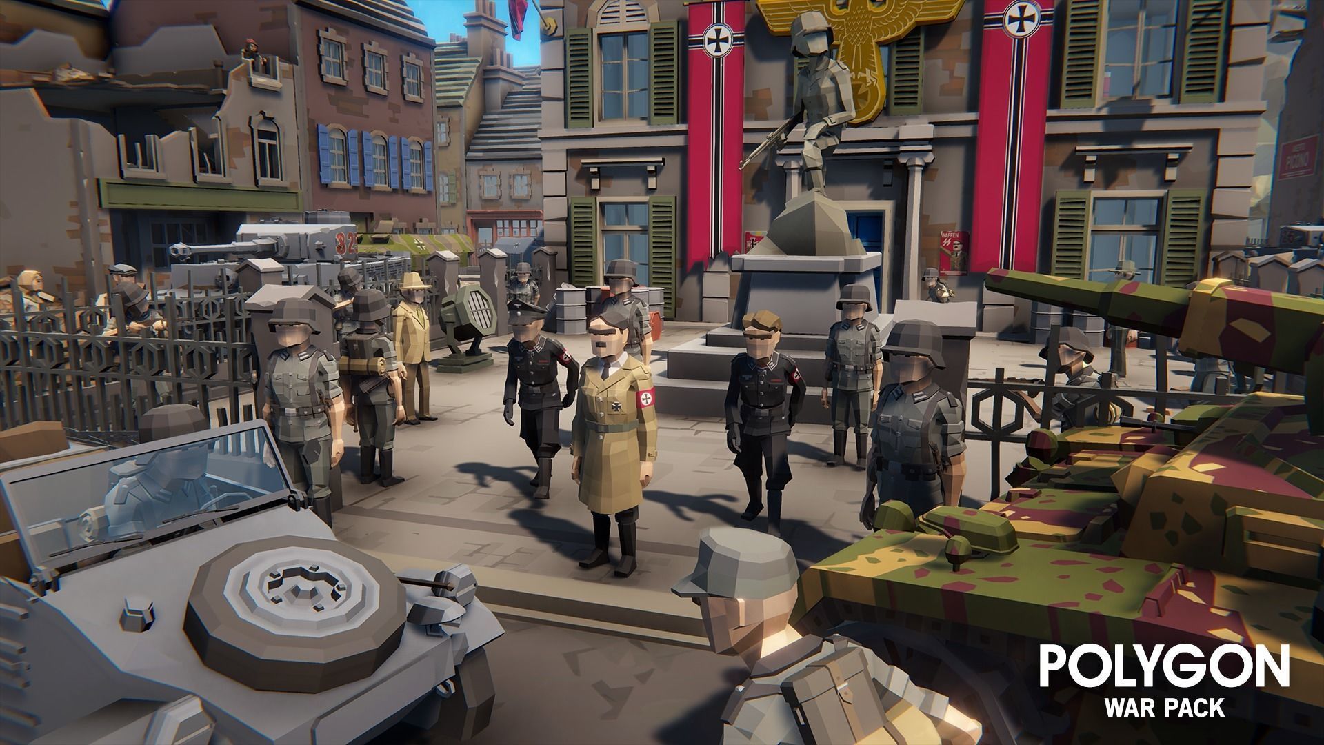 POLYGON - War Low-poly 3D model_5