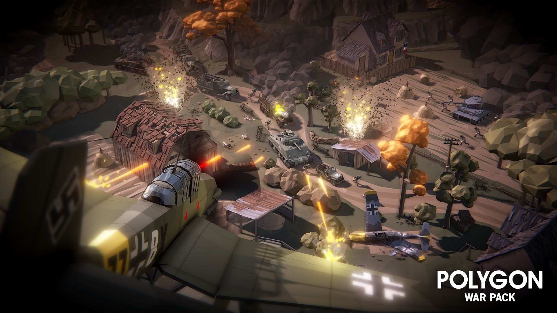 POLYGON - War Low-poly 3D model_3