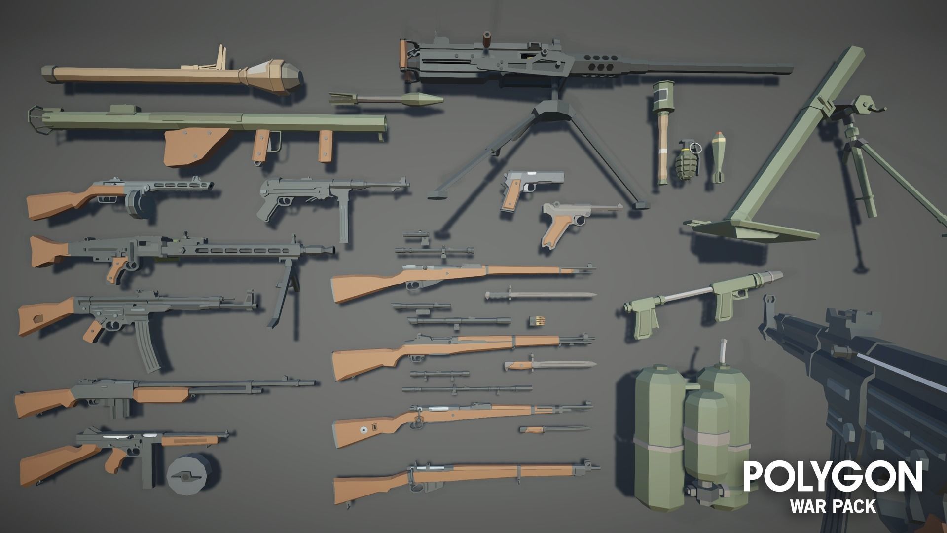 POLYGON - War Low-poly 3D model_22