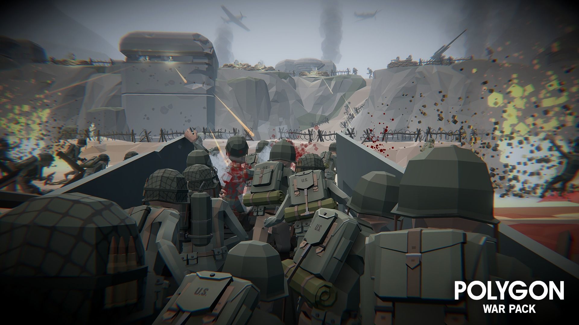 POLYGON - War Low-poly 3D model_9