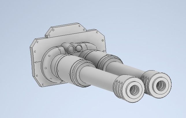Rogal Door Battle Tank 3D print model_22