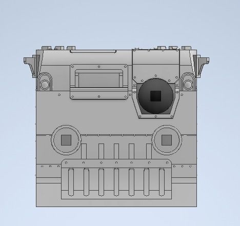 Rogal Door Battle Tank 3D print model_10