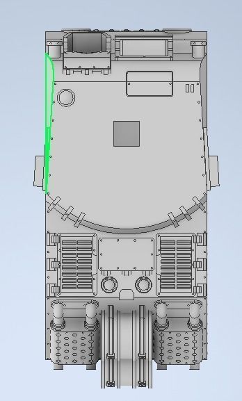 Rogal Door Battle Tank 3D print model_11