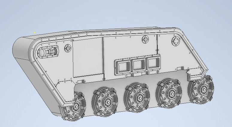 Rogal Door Battle Tank 3D print model_16