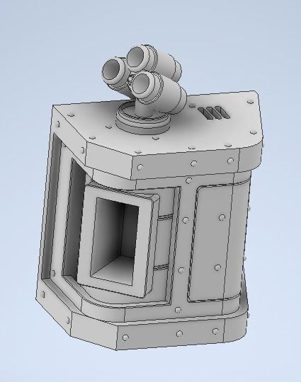 Rogal Door Battle Tank 3D print model_20