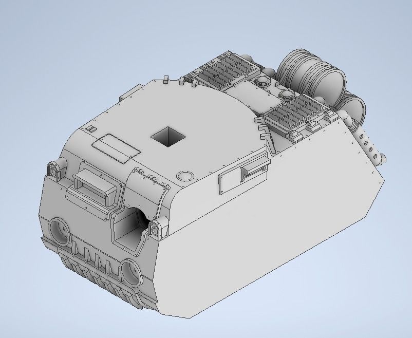 Rogal Door Battle Tank 3D print model_9