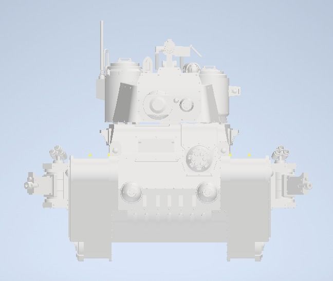 Rogal Door Battle Tank 3D print model_7