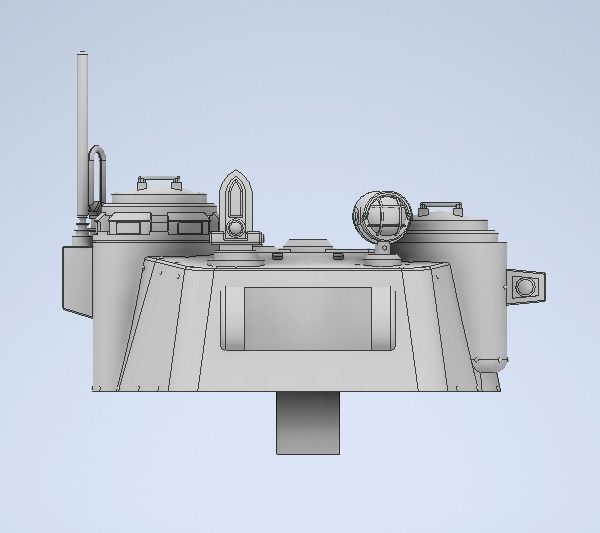 Rogal Door Battle Tank 3D print model_14