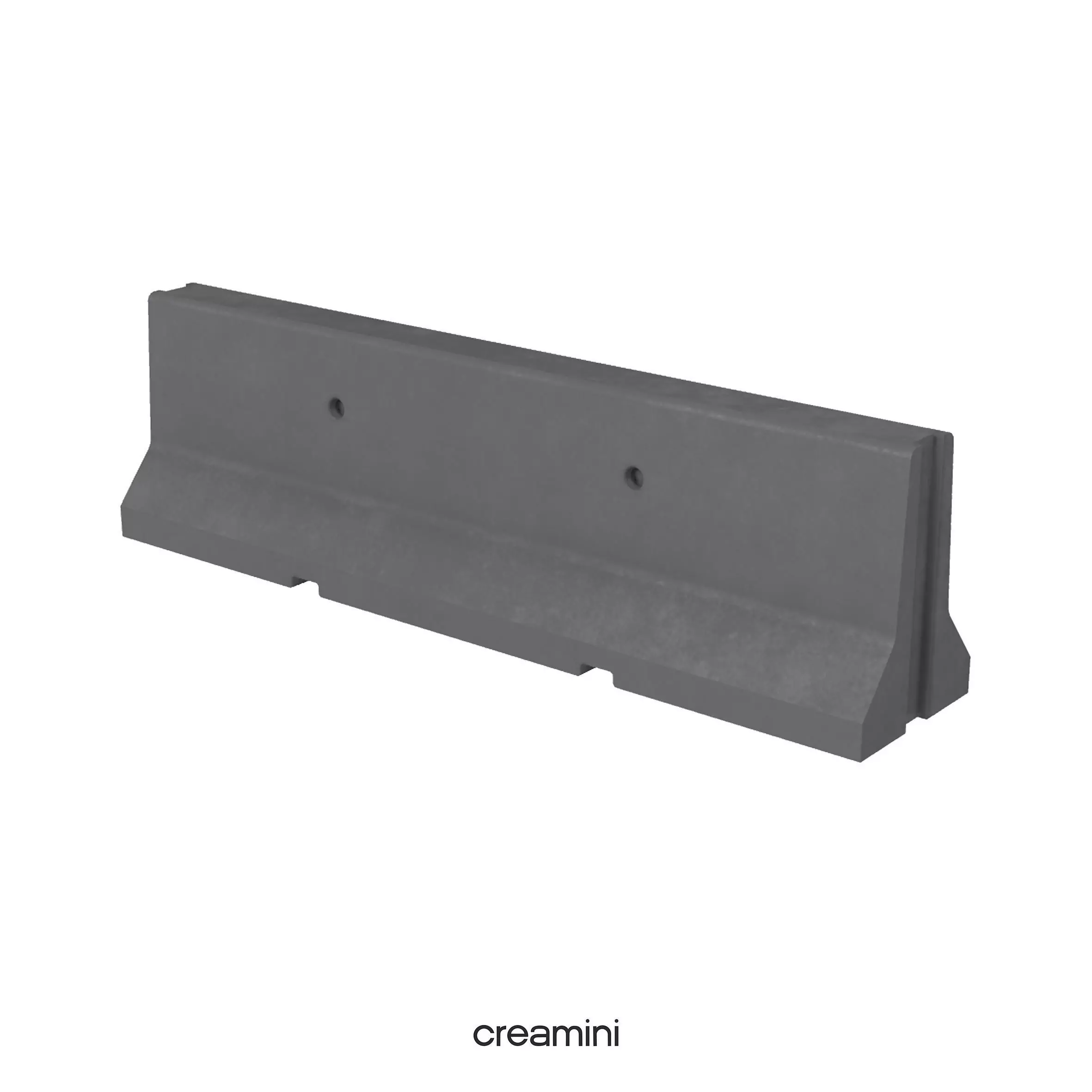 64 Scale Concrete Barrier 3D print model