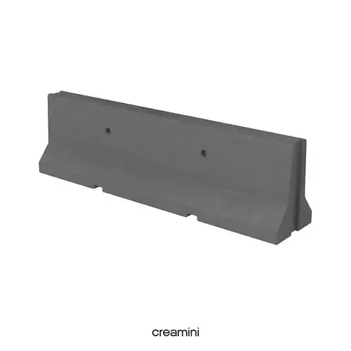 64 Scale  Concrete Barrier