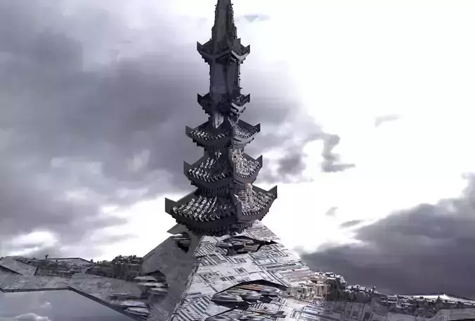 Cyberpunk Emperor Towers 1 