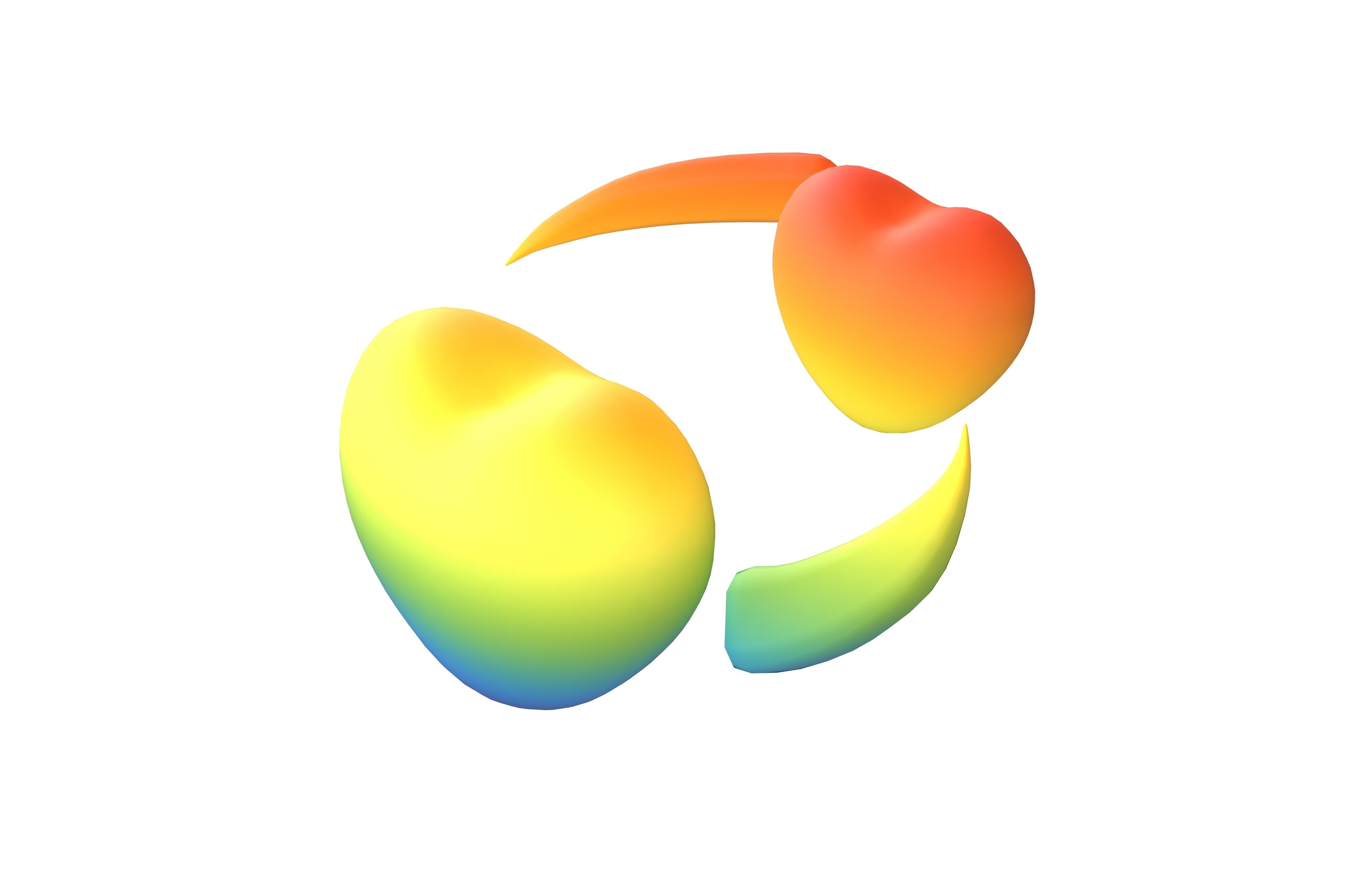 Revolving Hearts v1 014 Low-poly 3D model_2