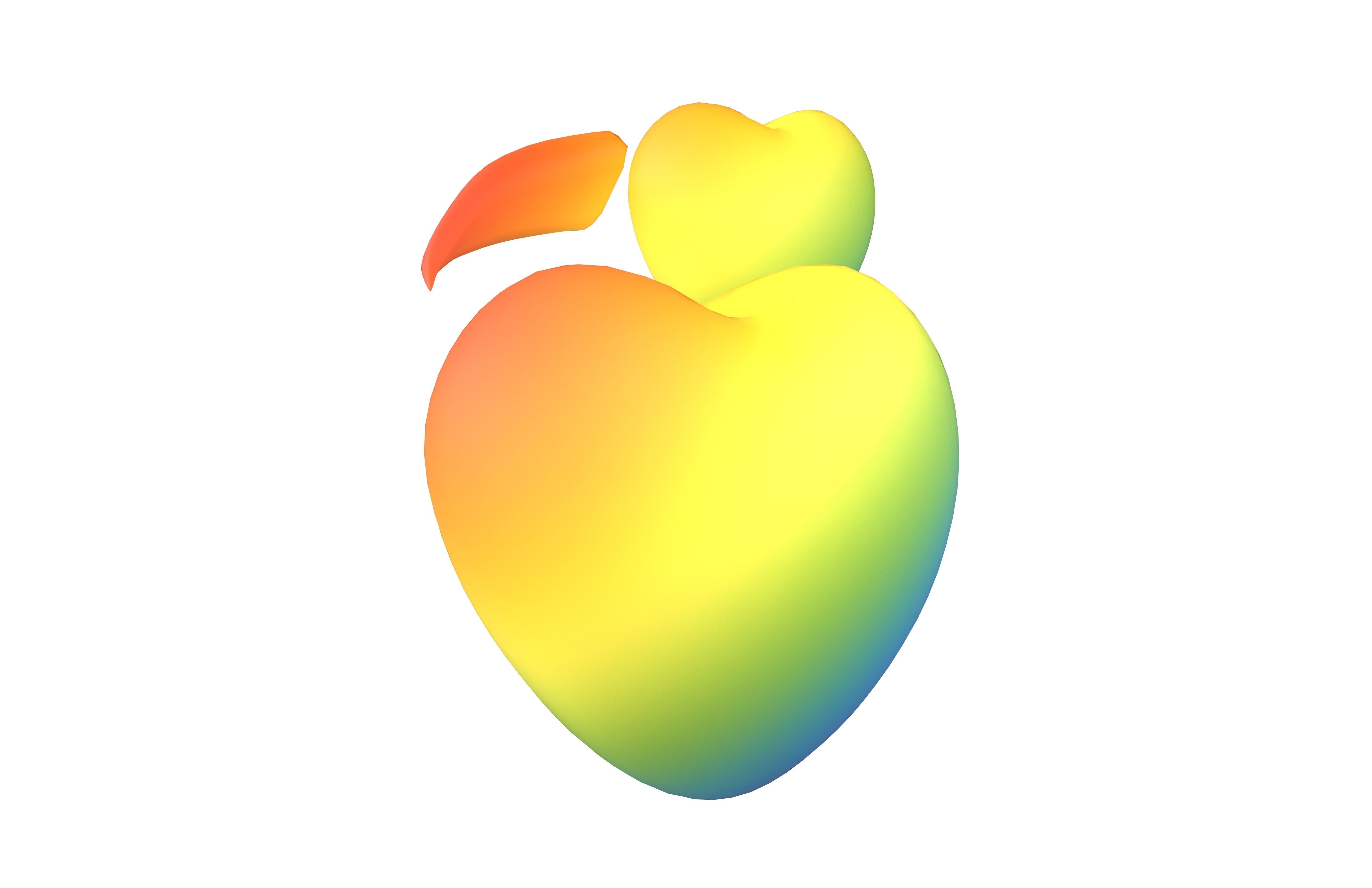 Revolving Hearts v1 015 Low-poly 3D model_1