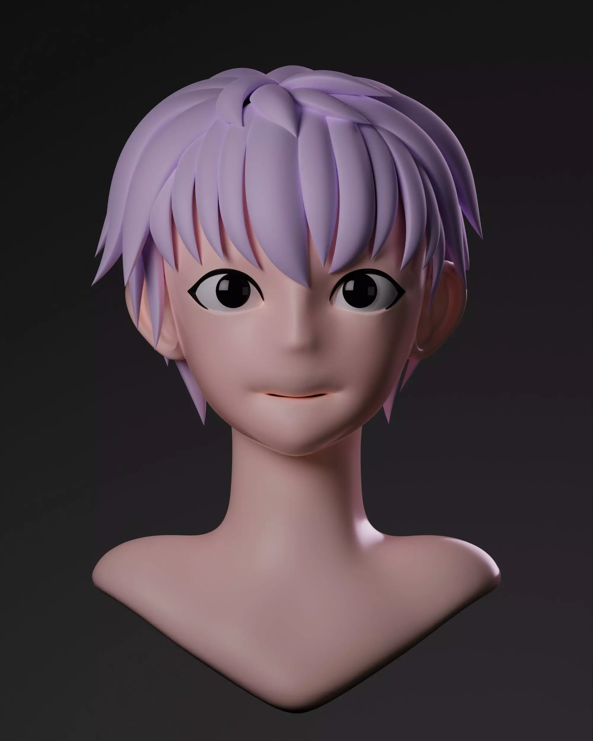Free Killua Head model Hunter x hunter Free 3D model