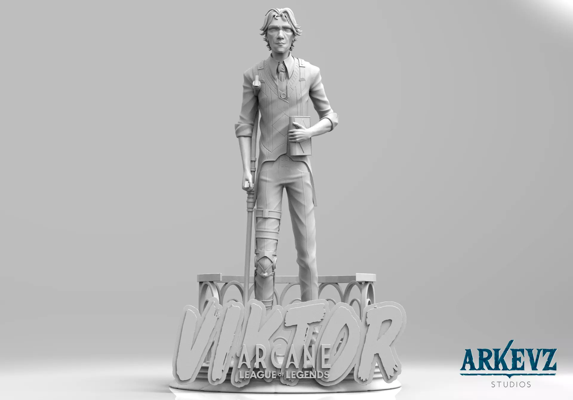 Viktor - Arcane 3D print model_0