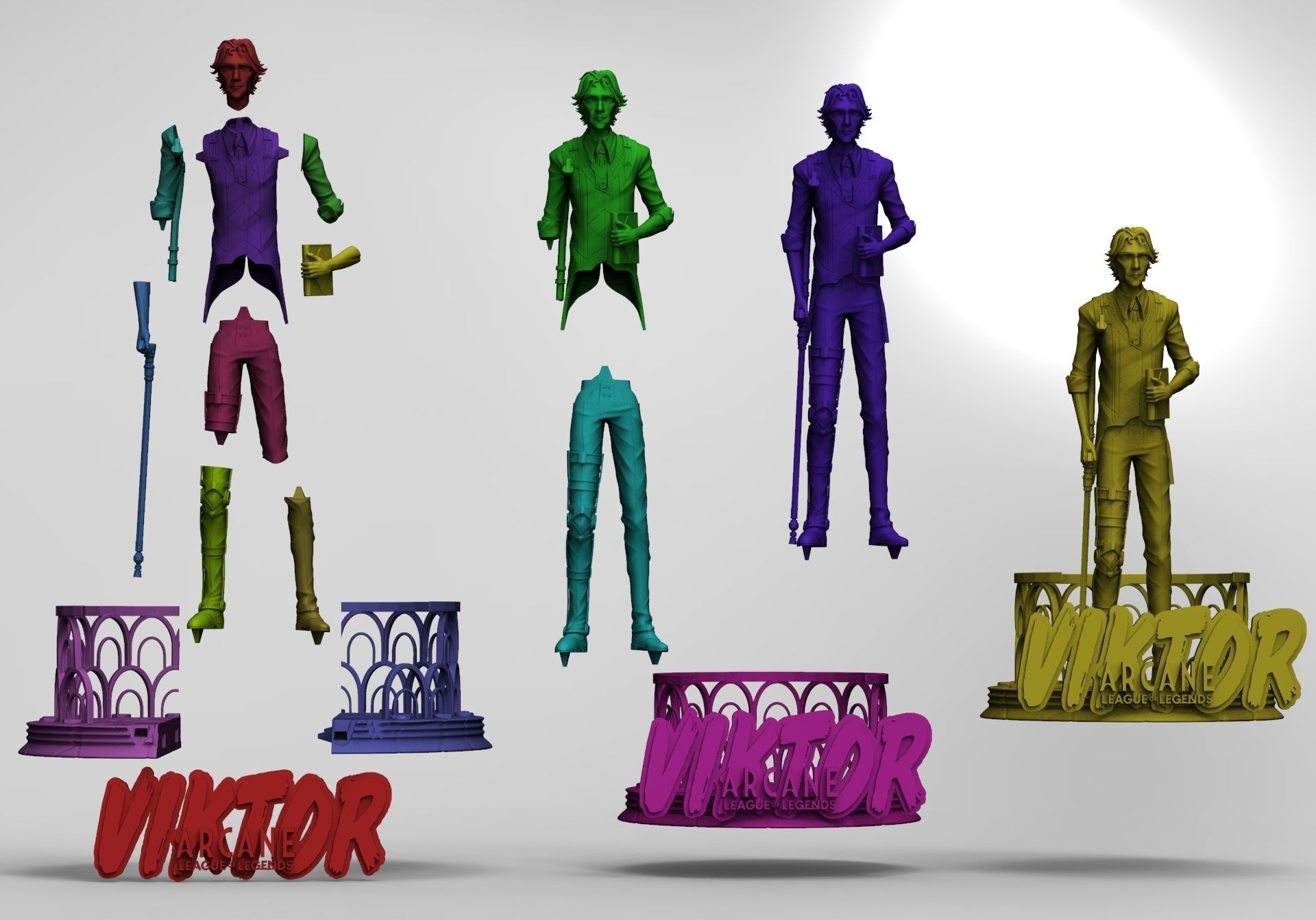 Viktor - Arcane 3D print model_3