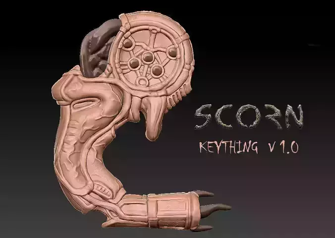 Scorn keything 3D print model