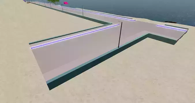 Sohlarious City Modular Road Kit - Standard Straight 01