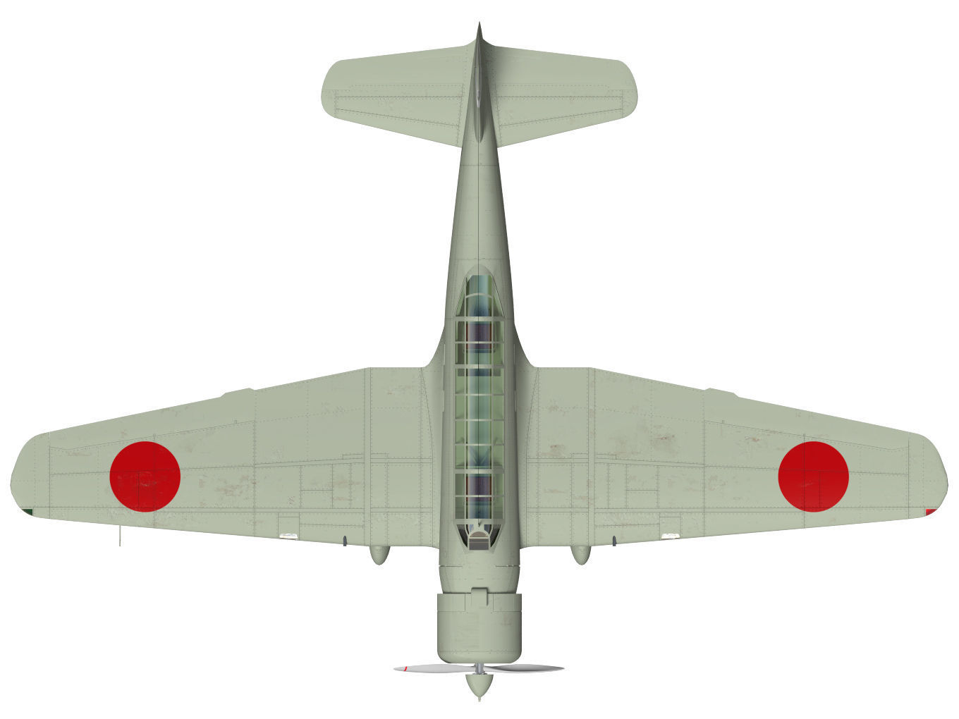 Ki30 Type 97 Light Bomber Ann 3D model_8