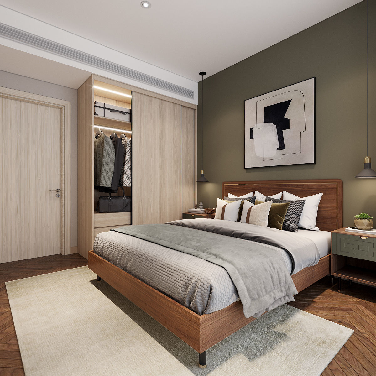 Interior design apartment 2 3D model_4