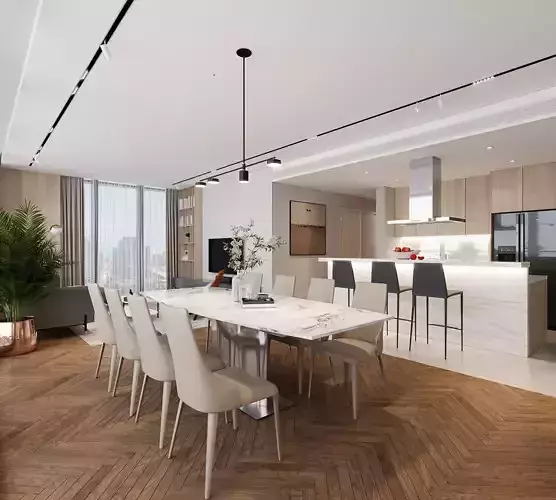 Interior design apartment 2 3D model